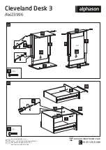 Предварительный просмотр 10 страницы Alphason Cleveland Desk 3 AW23996 Manual