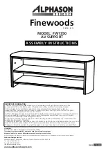 Alphason Finewoods Series Assembly Instructions preview