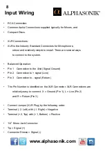 Preview for 8 page of Alphasonik AK10PKG Operating Instructions Manual