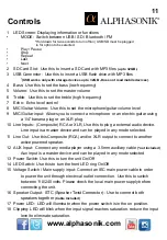 Preview for 11 page of Alphasonik AK10PKG Operating Instructions Manual