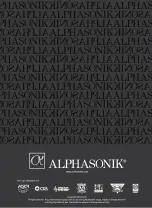 Preview for 16 page of Alphasonik TREIS 300 Series Manual