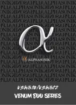 Alphasonik VENUM 800 Series Manual preview