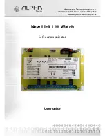 Preview for 1 page of Alphatech New Link Lift Watch 50 User Manual