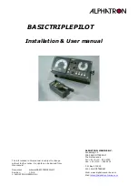 Preview for 1 page of Alphatron Marine BASICTRIPLEPILOT Installation & User Manual