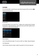 Предварительный просмотр 67 страницы alphatronics 386235 User Manual