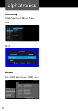 Предварительный просмотр 70 страницы alphatronics 386235 User Manual