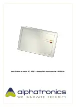 alphatronics AT-304 Installation Manual предпросмотр