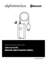 Preview for 1 page of alphatronics BA 2 User Manual