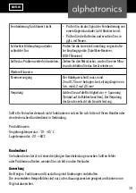 Preview for 39 page of alphatronics SL-19 DSB-I User Manual