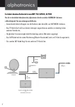 Preview for 2 page of alphatronics SL-19-IK+ Instruction Manual