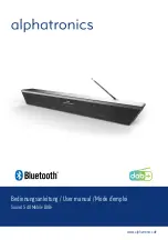 Предварительный просмотр 1 страницы alphatronics Sound S-40 Mobile DAB+ User Manual