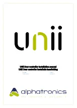 alphatronics UNii AT-100 Installation Manual preview