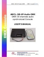 Предварительный просмотр 1 страницы Alphawave AWCL-300-6P-Audio-DMX User Manual