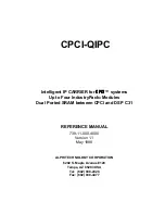 Alphi CPCI-QIPC Reference Manual preview