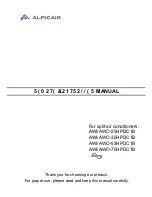 Preview for 1 page of AlpicAir AWI-25HPDC1B Manual