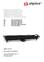 Preview for 1 page of Alpina 871125218210 Instruction Manual