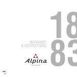 Preview for 1 page of Alpina AL 235 Warranty & Instructions