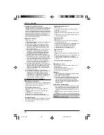 Preview for 60 page of Alpina ETR 750 Operator'S Manual