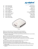 Alpina SF-2611 Instructions For Use Manual preview