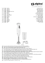 Alpina SF-3913 Instructions For Use Manual предпросмотр