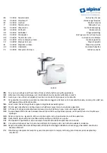 Alpina SF-4012 Instructions For Use Manual preview