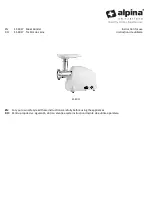 Preview for 1 page of Alpina SF-4017 Instructions For Use Manual