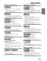 Предварительный просмотр 45 страницы Alpine 1004 - CVA - LCD Monitor Owner'S Manual