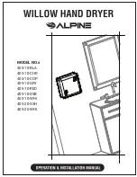 Alpine 405-10-BLA Operation & Installation Manual preview