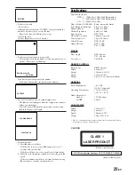 Предварительный просмотр 30 страницы Alpine 5210 - DVA - DVD Player Owner'S Manual