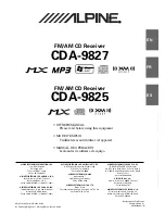 Alpine 9825 - Radio / CD Player Owner'S Manual предпросмотр