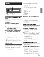 Предварительный просмотр 10 страницы Alpine 9855 - CDA Radio / CD Owner'S Manual