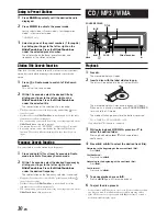 Предварительный просмотр 11 страницы Alpine 9855 - CDA Radio / CD Owner'S Manual