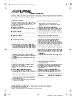 Предварительный просмотр 51 страницы Alpine 9886M - CDA Radio / CD Owner'S Manual