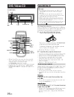 Предварительный просмотр 18 страницы Alpine 9965 - DVA - DVD Player Owner'S Manual