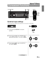 Предварительный просмотр 94 страницы Alpine Alpine F#1 Status PXI-H990 Owner'S Manual