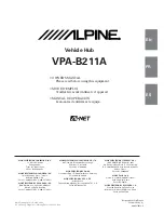 Alpine B211A - Vehicle Hub Owner'S Manual предпросмотр