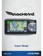 Alpine Blackbird PMD-B200P Owner'S Manual предпросмотр