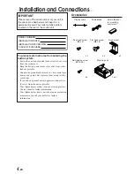 Предварительный просмотр 6 страницы Alpine C701 - RUX Car Audio System Remote Control Unit Owner'S Manual