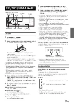 Предварительный просмотр 11 страницы Alpine CDA-105 (French) Manuel Du Propriétaire
