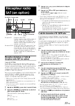 Предварительный просмотр 21 страницы Alpine CDA-105 (French) Manuel Du Propriétaire