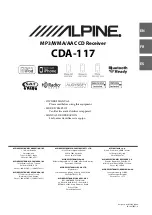 Preview for 1 page of Alpine CDA-117 Owner'S Manual