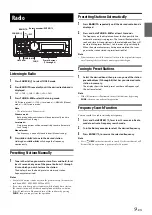 Предварительный просмотр 11 страницы Alpine CDA-117Ri Owner'S Manual