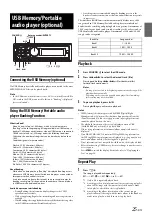 Предварительный просмотр 27 страницы Alpine CDA-117Ri Owner'S Manual