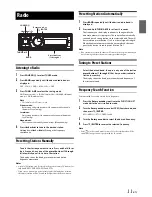 Предварительный просмотр 11 страницы Alpine CDA-137BTI Owner'S Manual