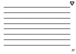 Предварительный просмотр 77 страницы Alpine CDA-7843 Owner'S Manual