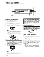 Предварительный просмотр 6 страницы Alpine CDA-7865R Owner'S Manual