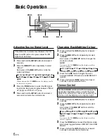 Предварительный просмотр 8 страницы Alpine CDA-7865R Owner'S Manual