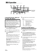 Предварительный просмотр 14 страницы Alpine CDA-7865R Owner'S Manual