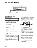 Предварительный просмотр 22 страницы Alpine CDA-7865R Owner'S Manual