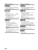 Предварительный просмотр 28 страницы Alpine cda-7873 Owner'S Manual